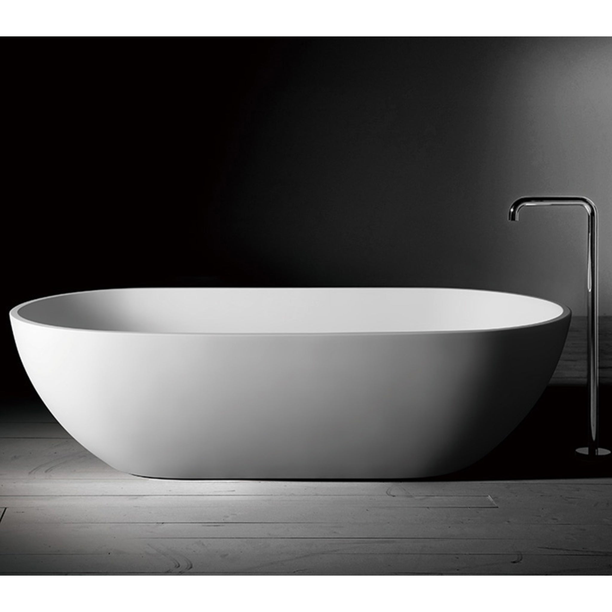 KASKADE AVEO FREESTANDING STONE BATHTUB (AVAILABLE IN 1500MM AND 1700MM)