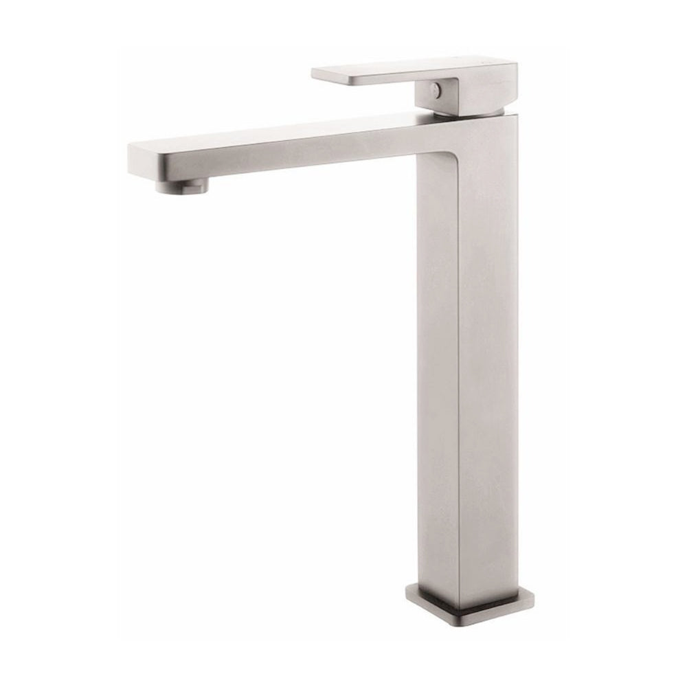 BELLA VISTA MILOS TALL BASIN MIXER 282MM BRUSHED NICKEL