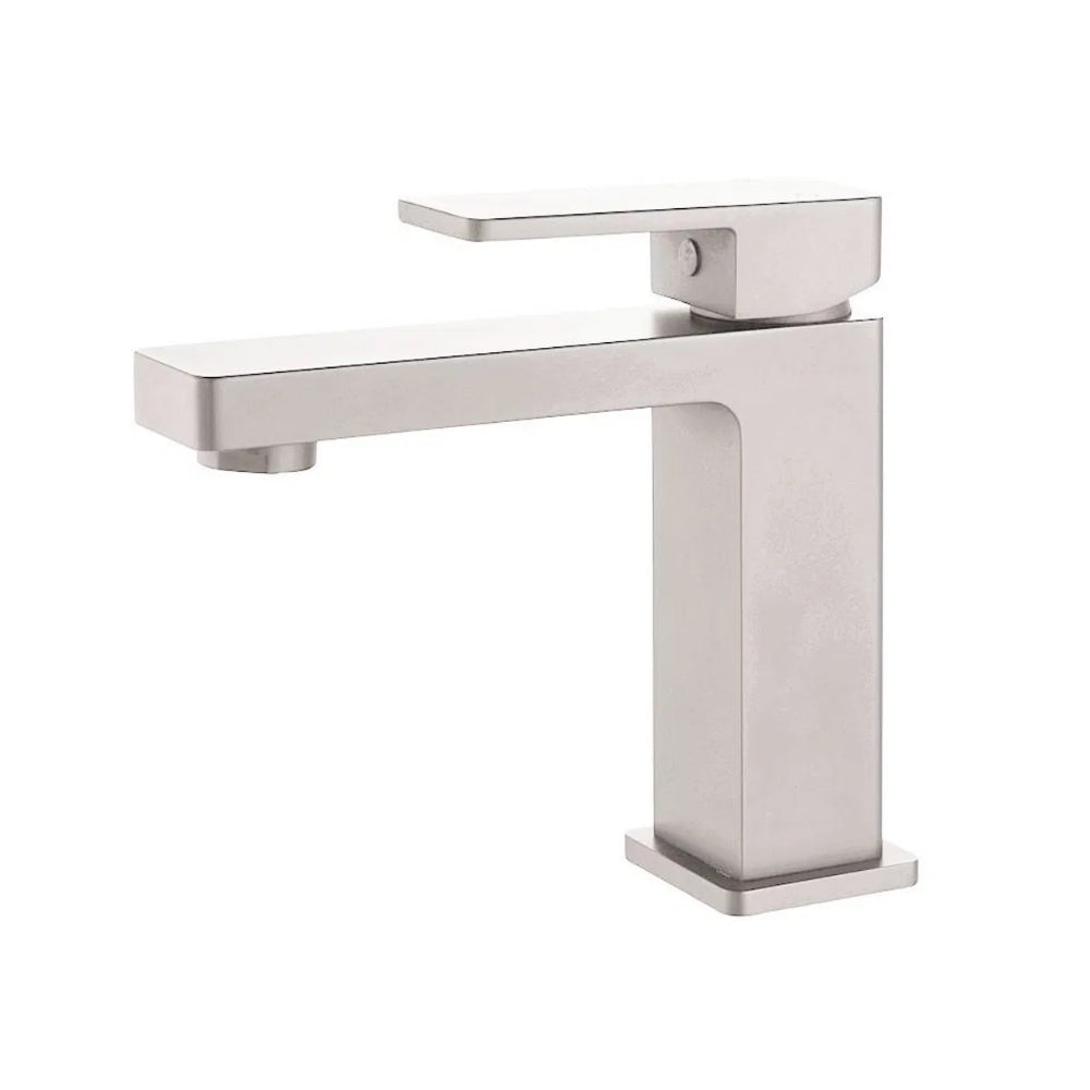 BELLA VISTA MILOS BASIN MIXER 166MM BRUSHED NICKEL