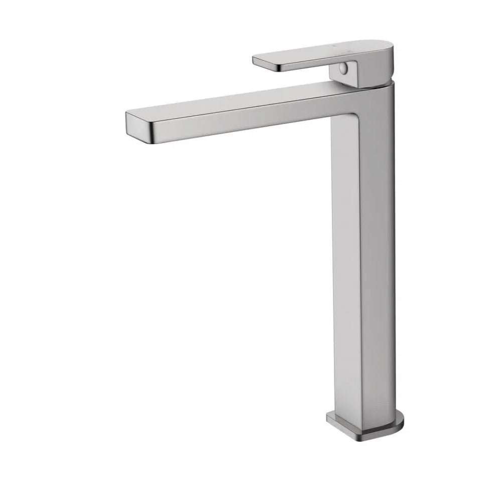 BELLA VISTA FLORES TALL BASIN MIXER 282MM BRUSHED NICKEL
