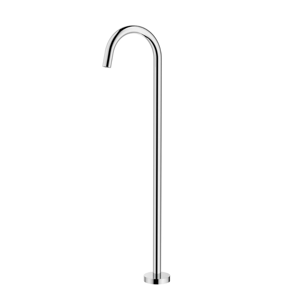 BELLA VISTA MICA CURVED FREESTANDING BATH MIXER 915MM CHROME