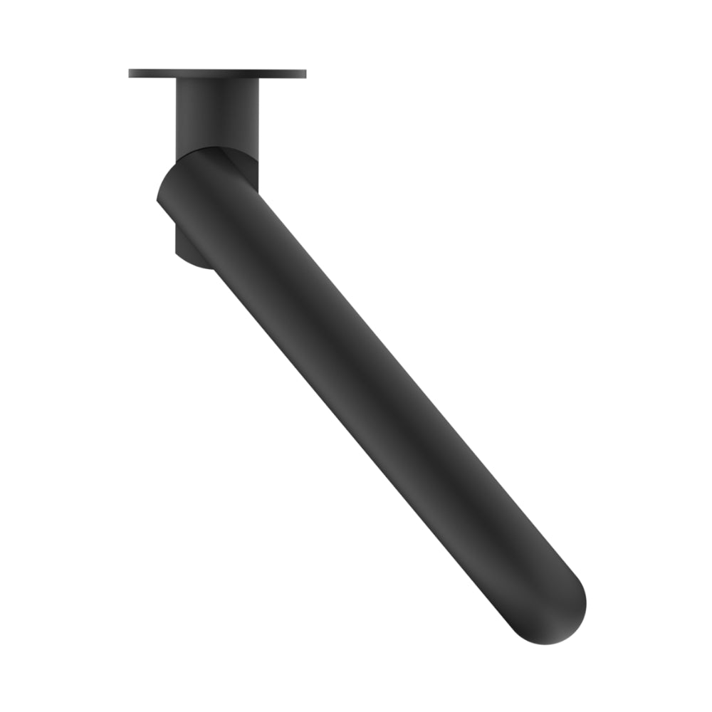 BELLA VISTA MICA SWIVEL BATH SPOUT 234MM CURVED BLACK