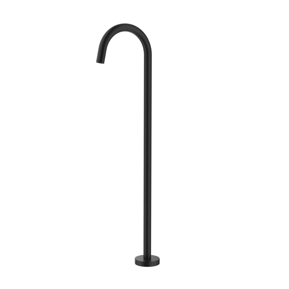 BELLA VISTA MICA CURVED FREESTANDING BATH MIXER 915MM BLACK