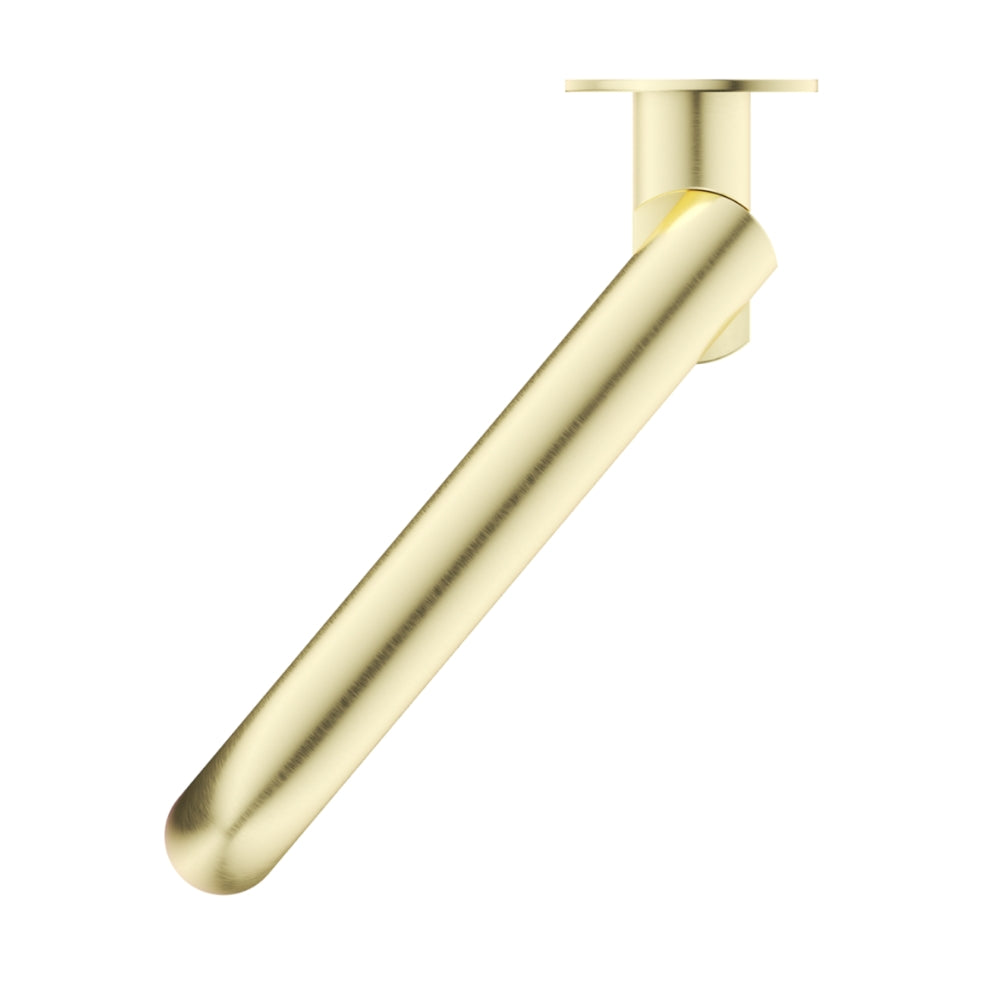 BELLA VISTA MICA SWIVEL BATH SPOUT CURVED 234MM FRENCH GOLD