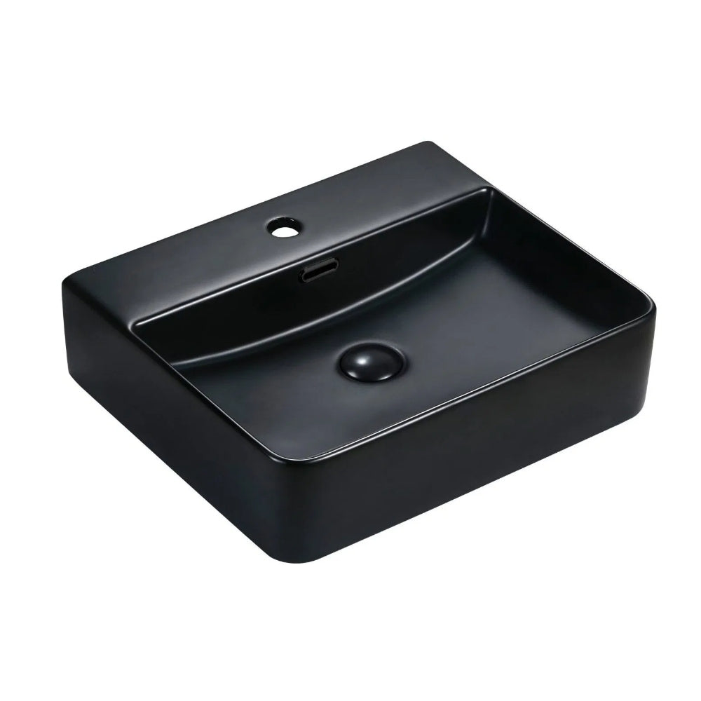 BELLA VISTA FLORENTINE ABOVE COUNTER BASIN BLACK 500MM