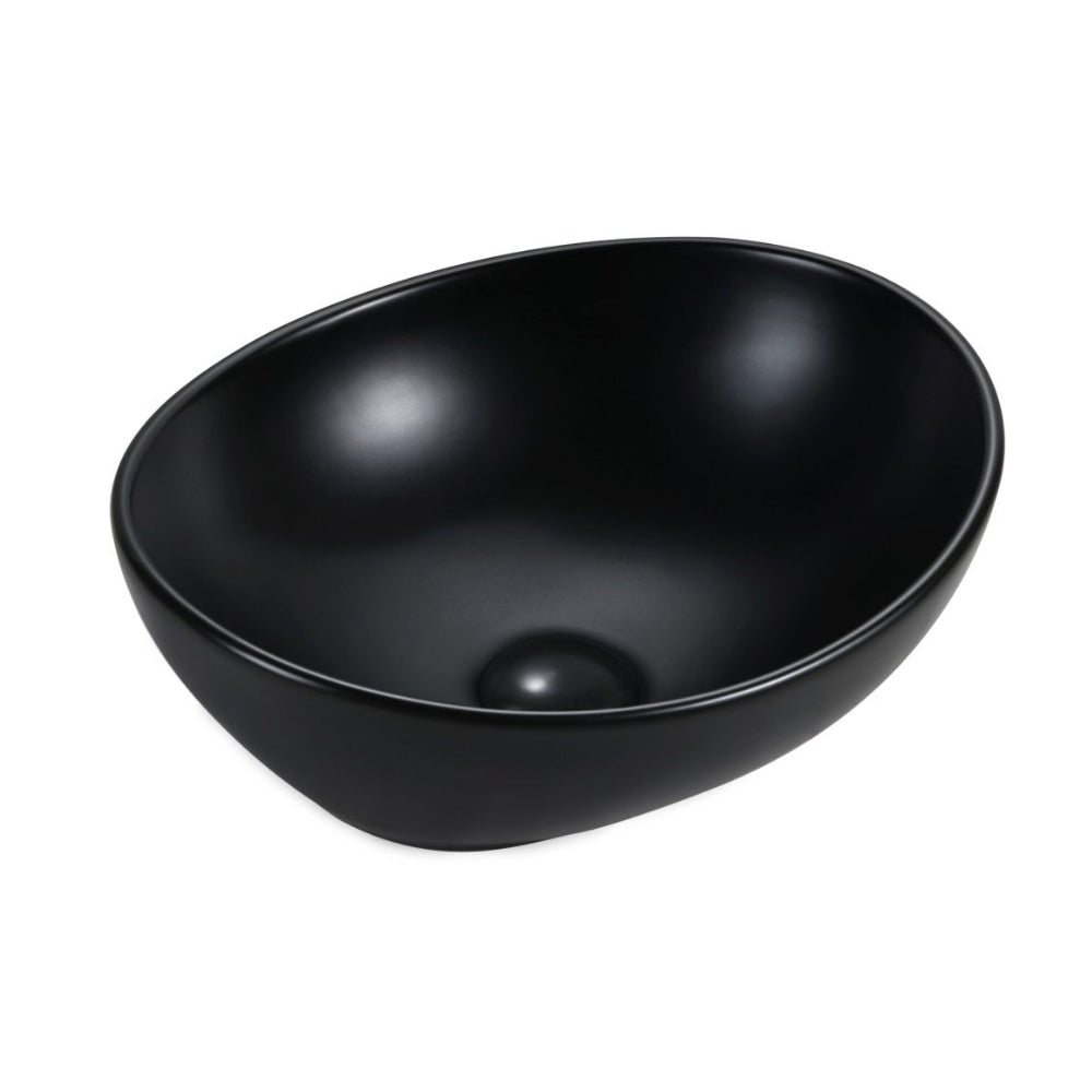 BELLA VISTA GEMINI ABOVE COUNTER BASIN BLACK 405MM