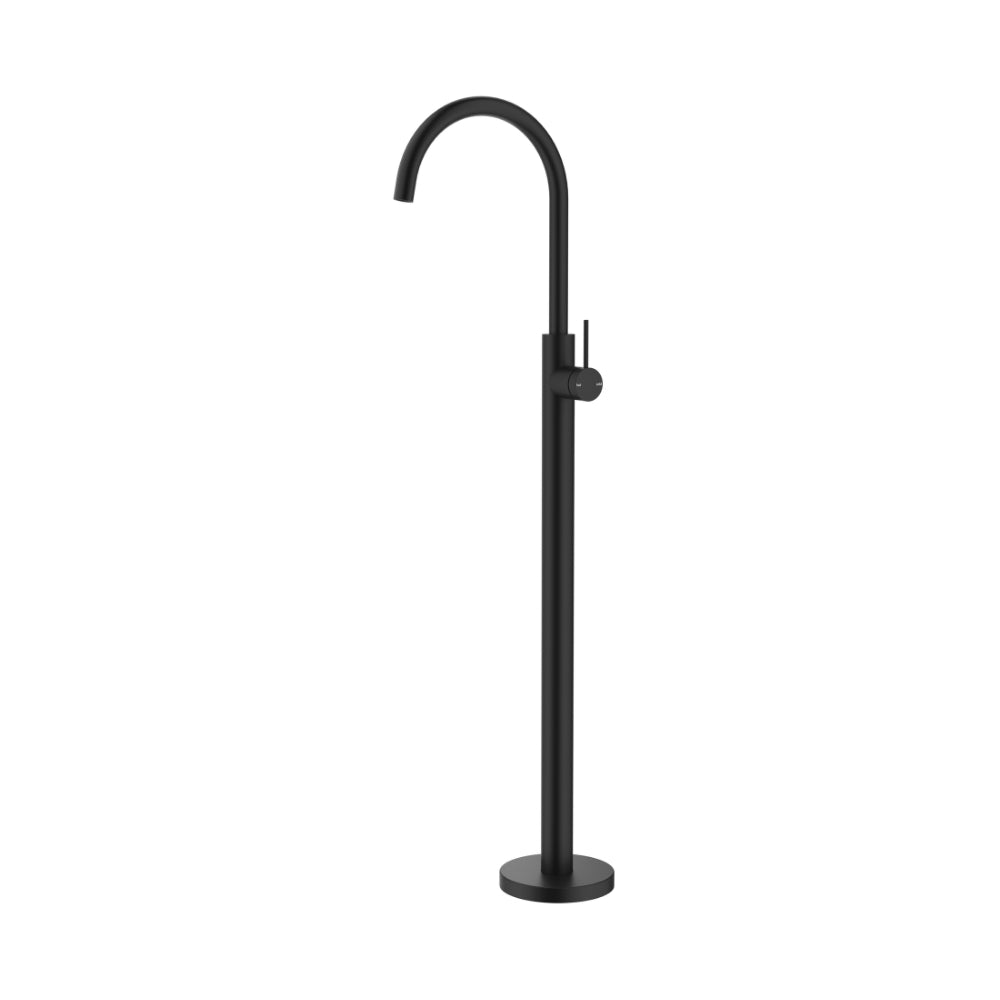 BELLA VISTA MICA FREESTANDING BATH MIXER 980MM BLACK