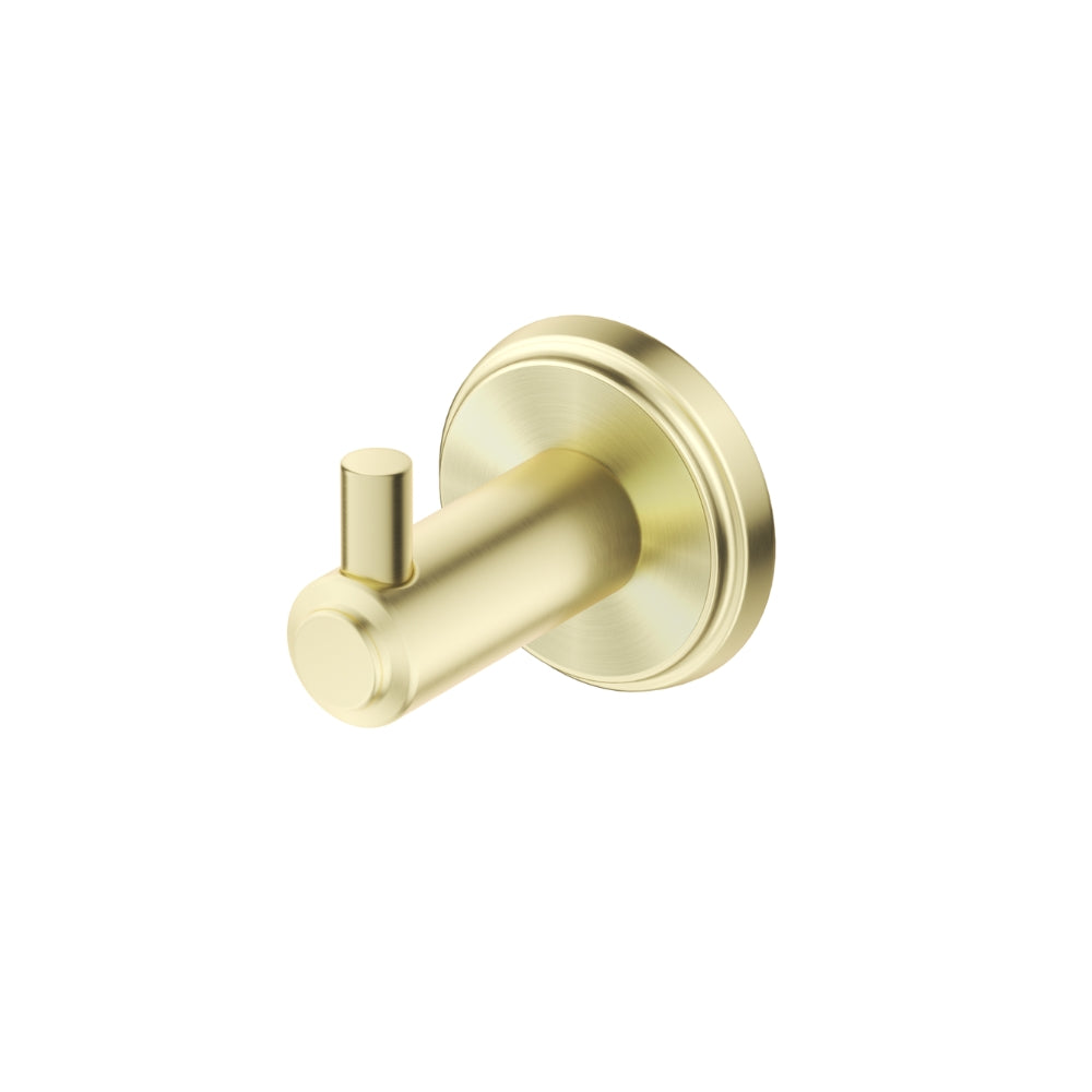 BELLA VISTA MICA HERITAGE ROBE HOOK FRENCH GOLD
