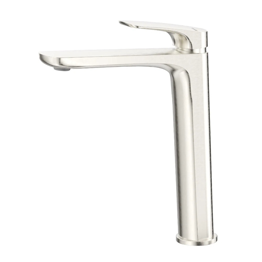 BELLA VISTA KAZA TALL BASIN MIXER 260MM BRUSHED NICKEL