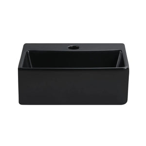 BELLA VISTA LEXI ABOVE COUNTER BASIN BLACK 330MM