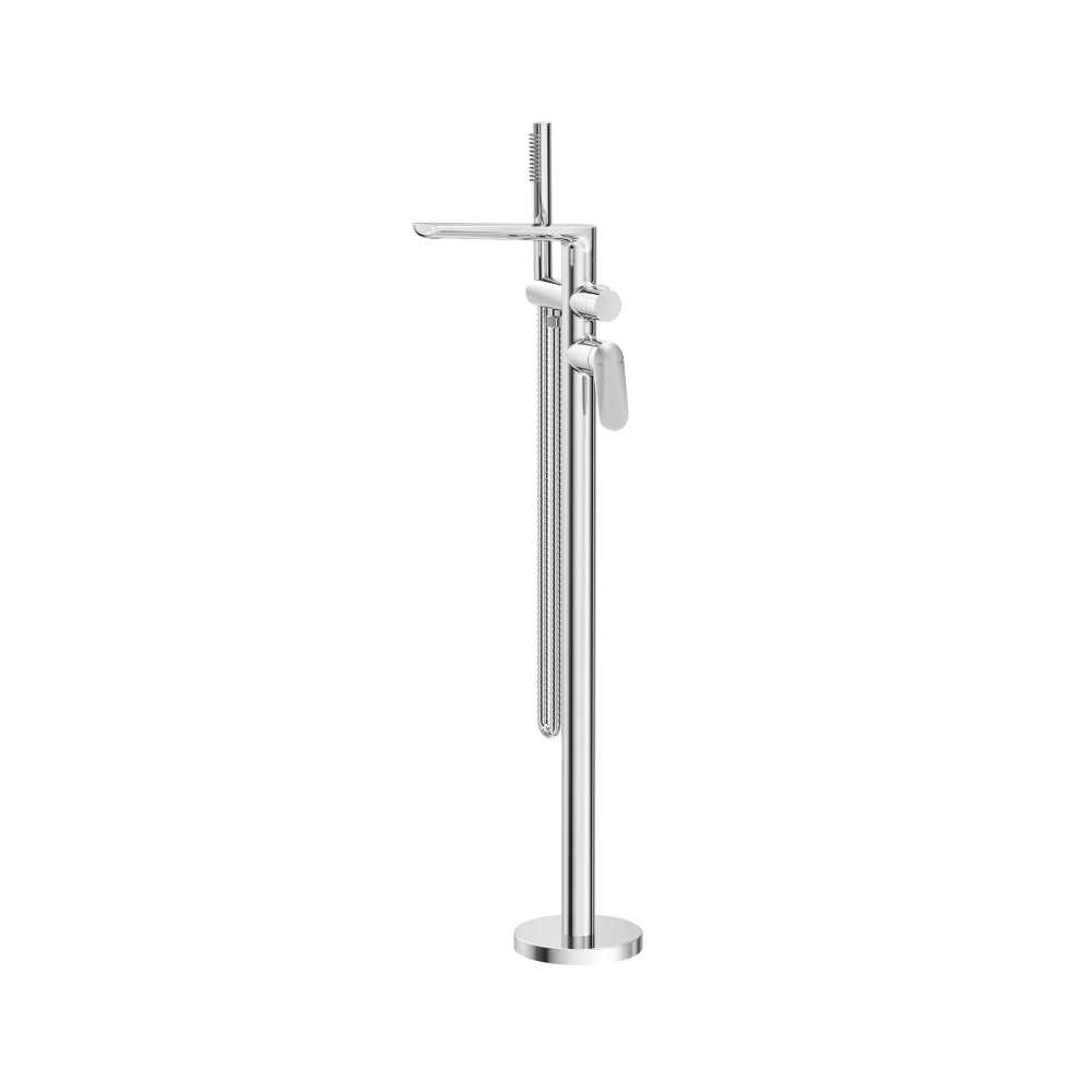 BELLA VISTA LANTRA FREESTANDING BATH MIXER WITH HAND SHOWER 917MM CHROME