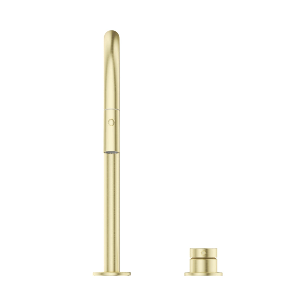 BELLA VISTA MICA LEAD FREE PULL-OUT HOB MIXER SET 375MM FRENCH GOLD