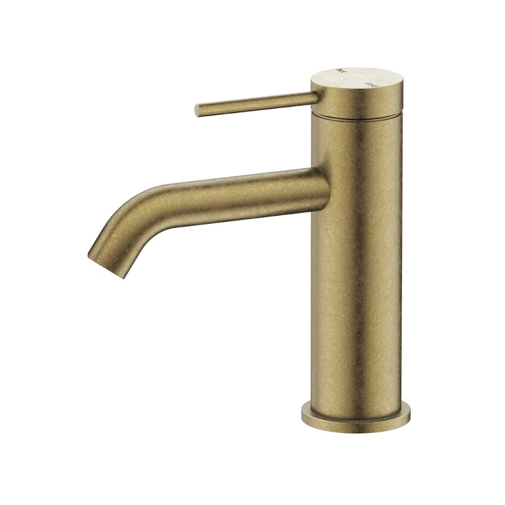 BELLA VISTA MICA LEAD FREE BASIN MIXER 160MM LIVING BRASS