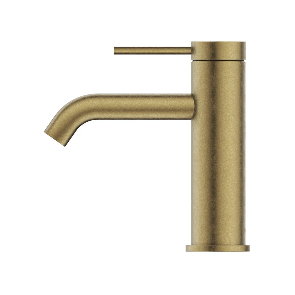 BELLA VISTA MICA LEAD FREE BASIN MIXER 160MM LIVING BRASS