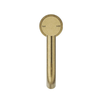 BELLA VISTA MICA LEAD FREE BASIN MIXER 160MM LIVING BRASS