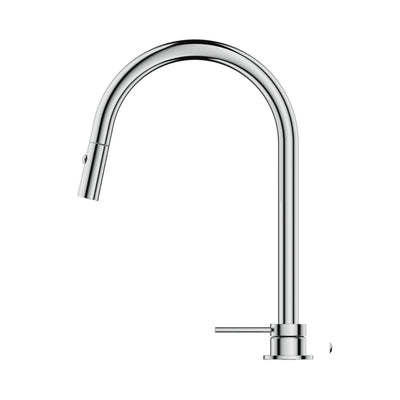 BELLA VISTA MICA LEAD FREE PULL-OUT HOB MIXER SET 375MM CHROME