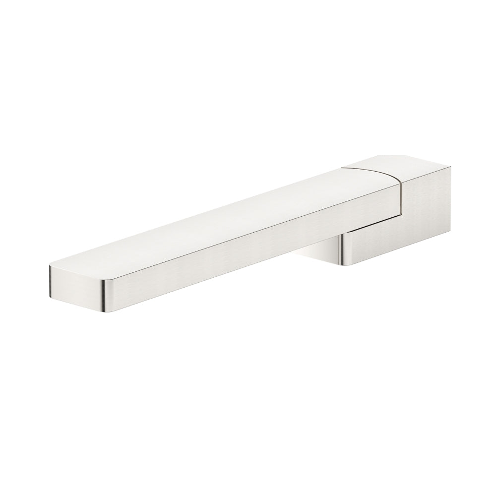 BELLA VISTA CRESTA SWIVEL BATH SPOUT 252MM BRUSHED NICKEL