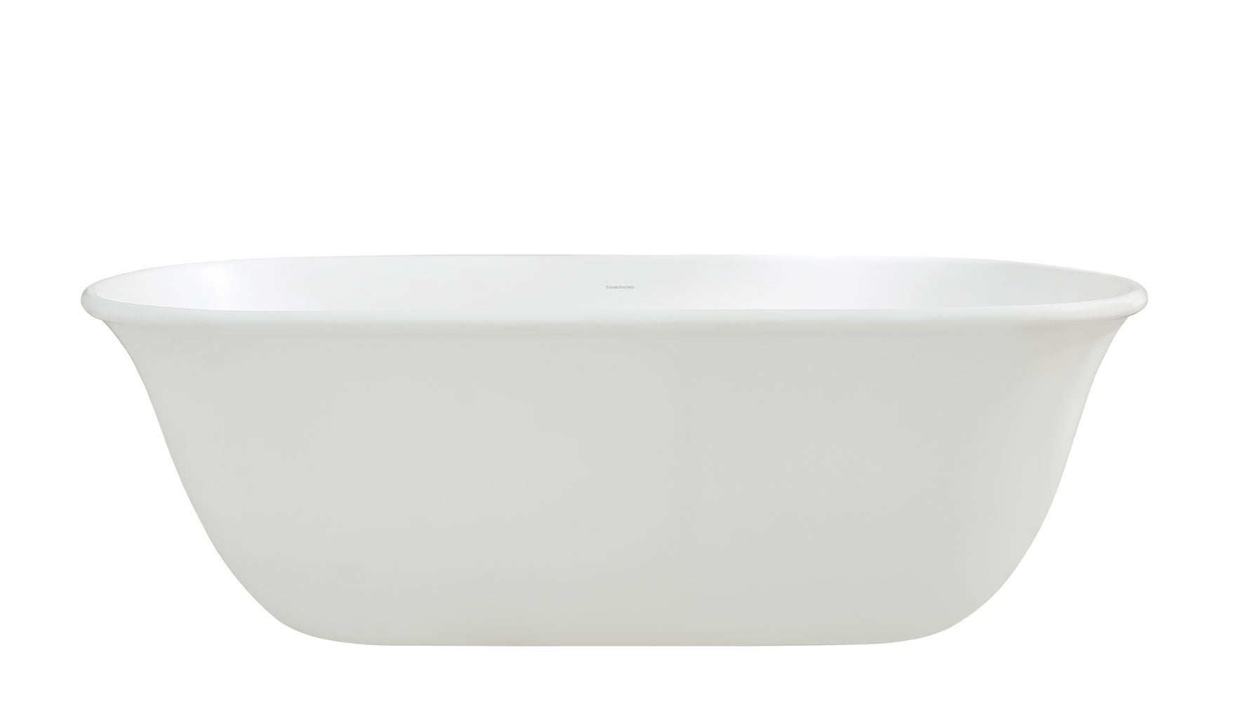TURNER HASTINGS BLANCHE TITANCAST SOLID SURFACE FREESTANDING BATHTUB SATIN SILK WHITE 1628MM