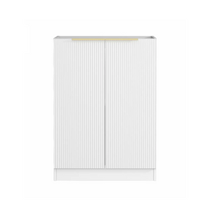 OTTI BONDI MATTE WHITE FLUTED 630MM BASE LAUNDRY CABINET