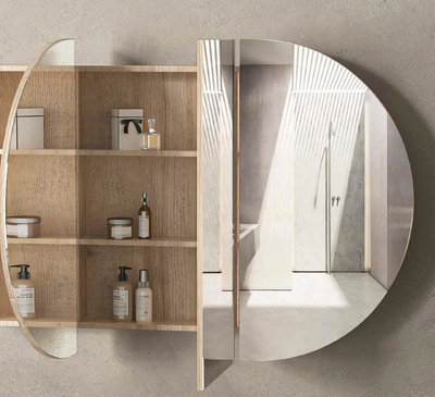 OTTI BONDI SHAVING CABINET NATURAL OAK 1800X900MM