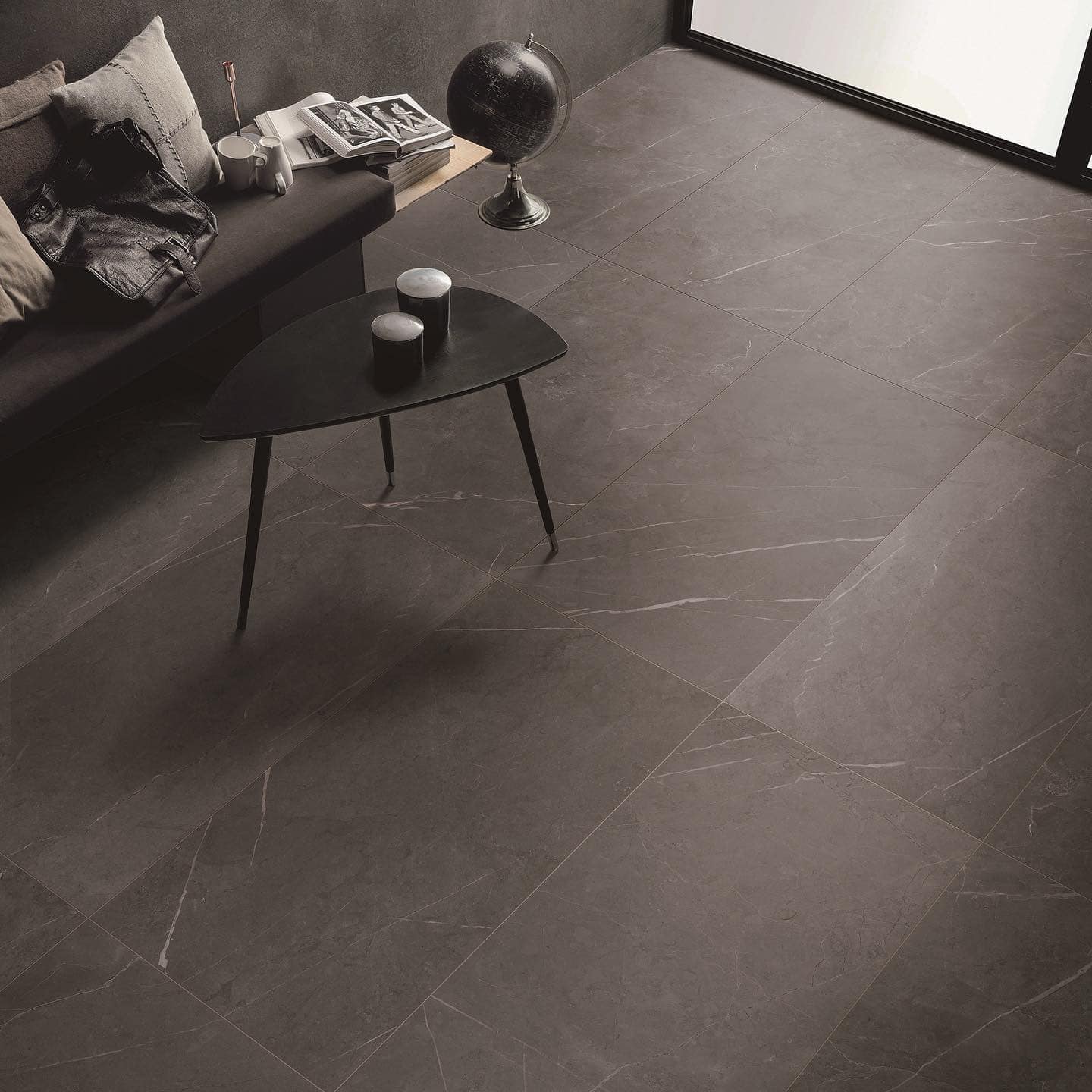 ELITE IMPORTERS BRACCA DARK GREY MATTE 600X1200MM RECTANGULAR TILE (PER BOX)