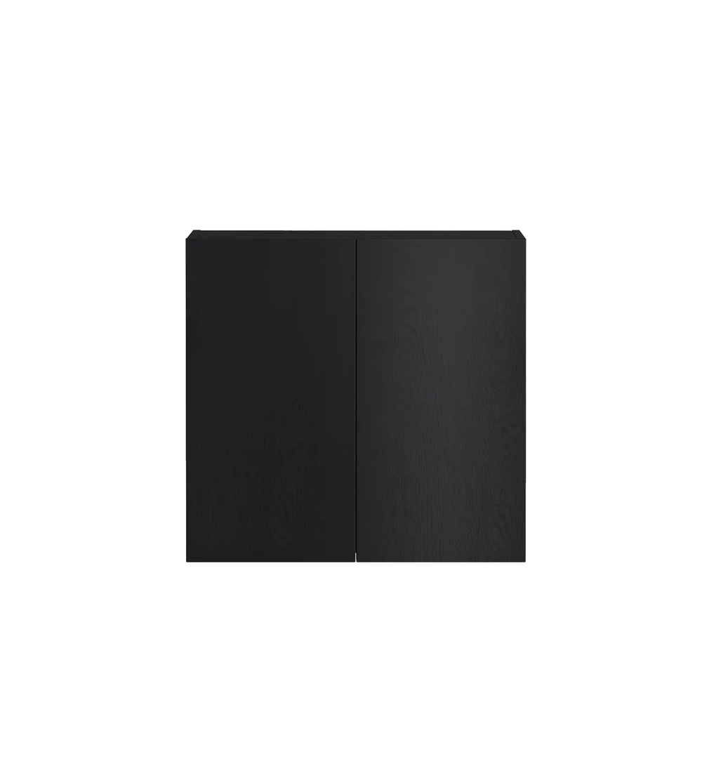 OTTI BYRON BLACK OAK 1715MM LAUNDRY AND WALL CABINET WITH STONE TOP & SINK (PACKAGE-C)