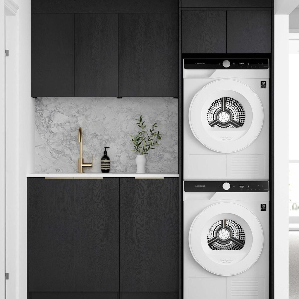 OTTI BYRON BLACK OAK 416MM BASE LAUNDRY CABINET