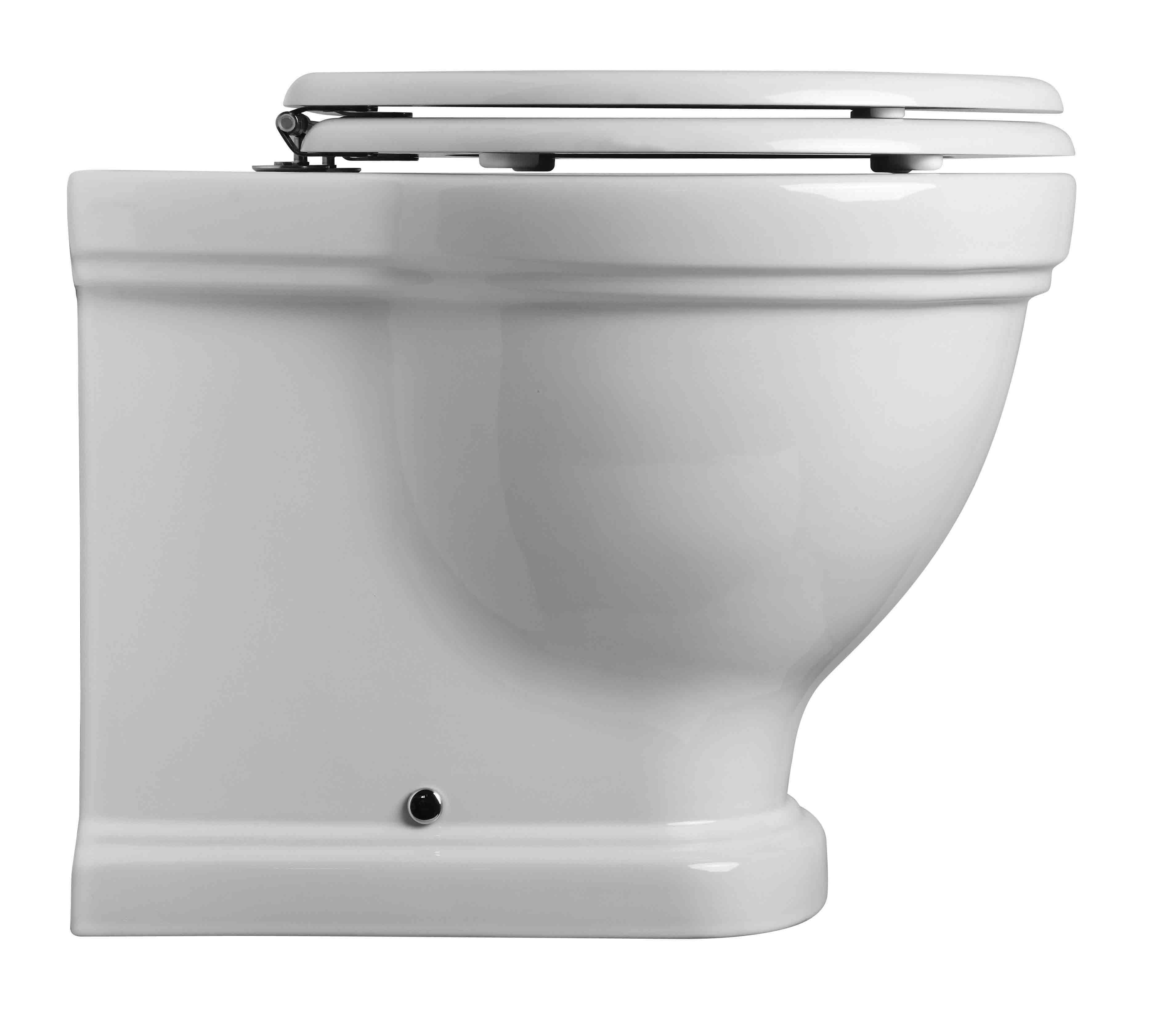 TURNER HASTINGS CLAREMONT WALL FACED PAN GLOSS WHITE