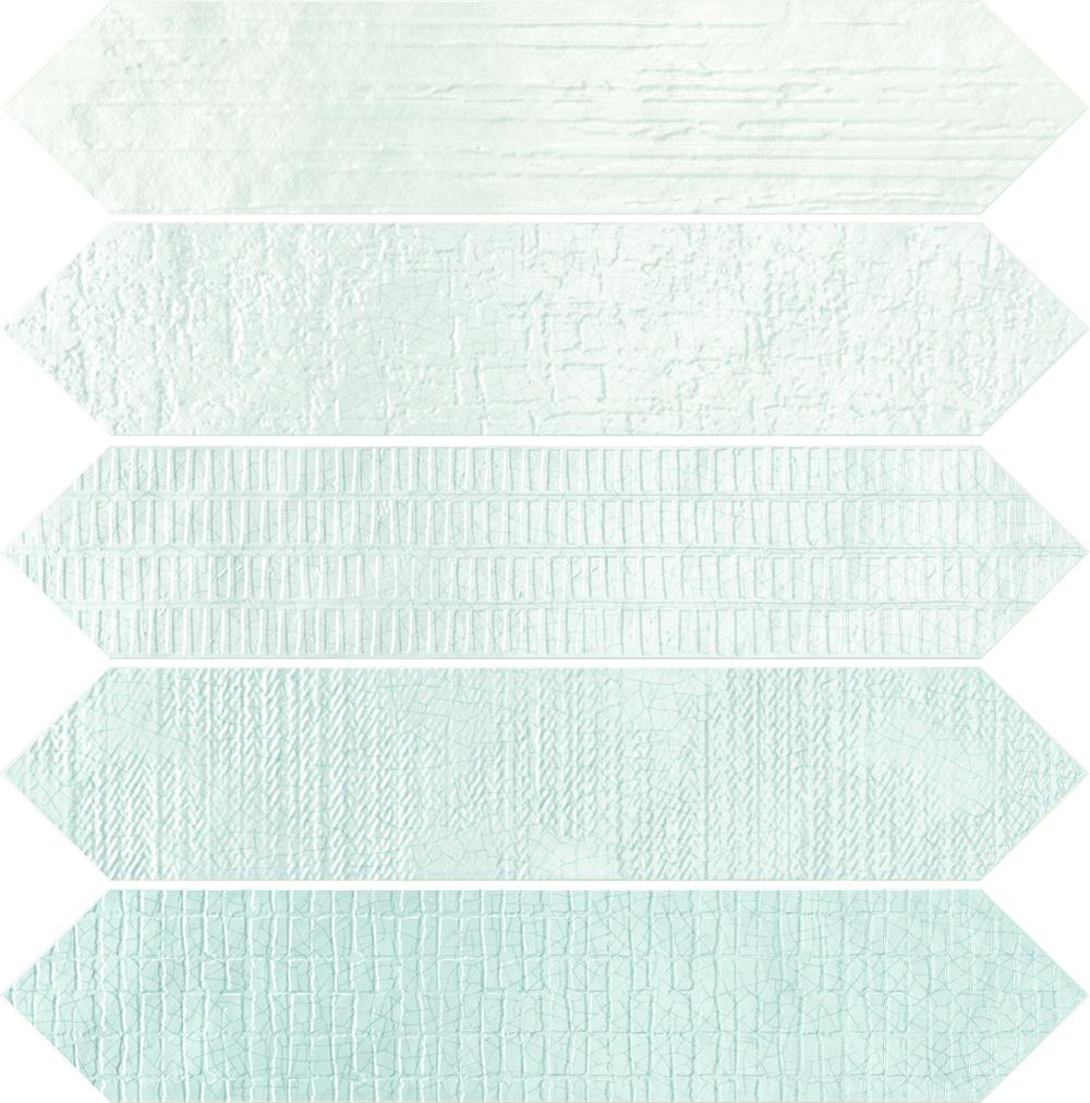 DUNE CERAMICA CRACKLE DECOR LAGUNA GLOSS 65X330MM DIAMOND TILE (PER BOX)