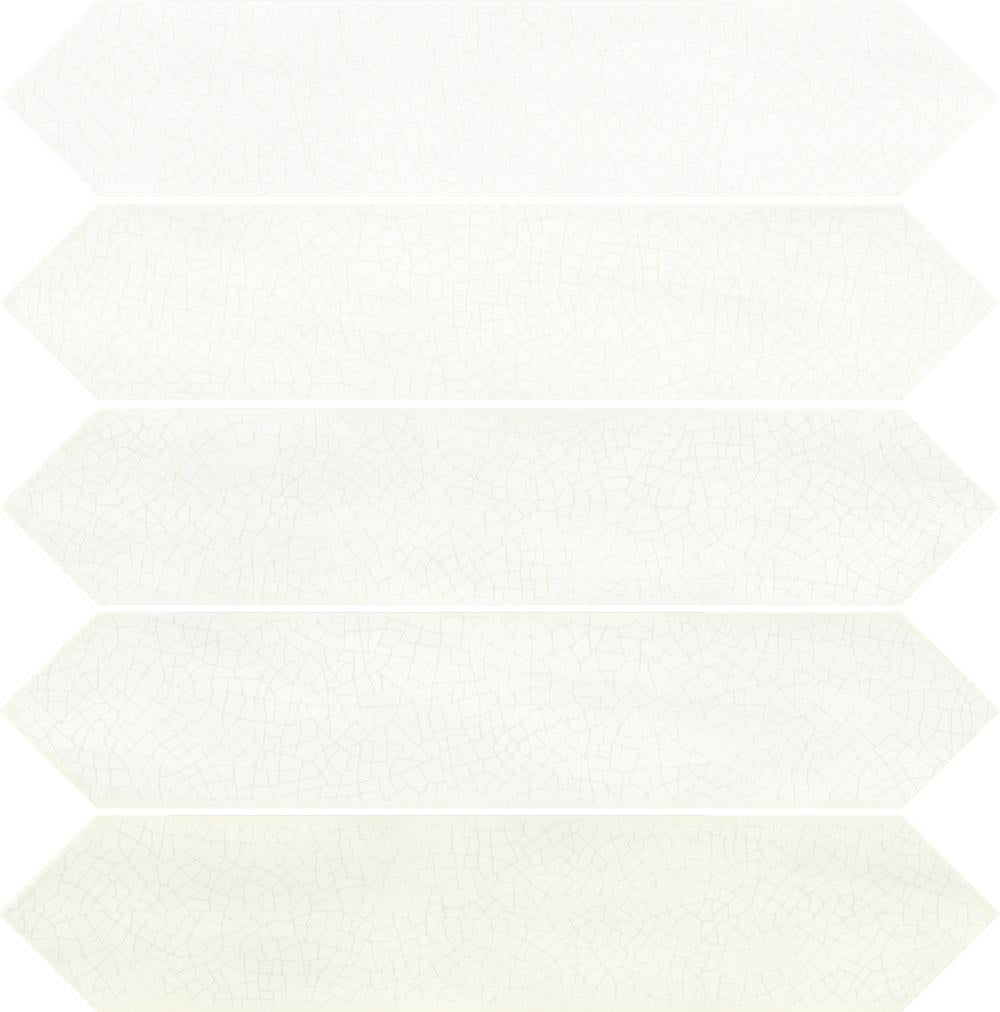 DUNE CERAMICA CRACKLE NIEVE GLOSS 65X330MM DIAMOND TILE (PER BOX)