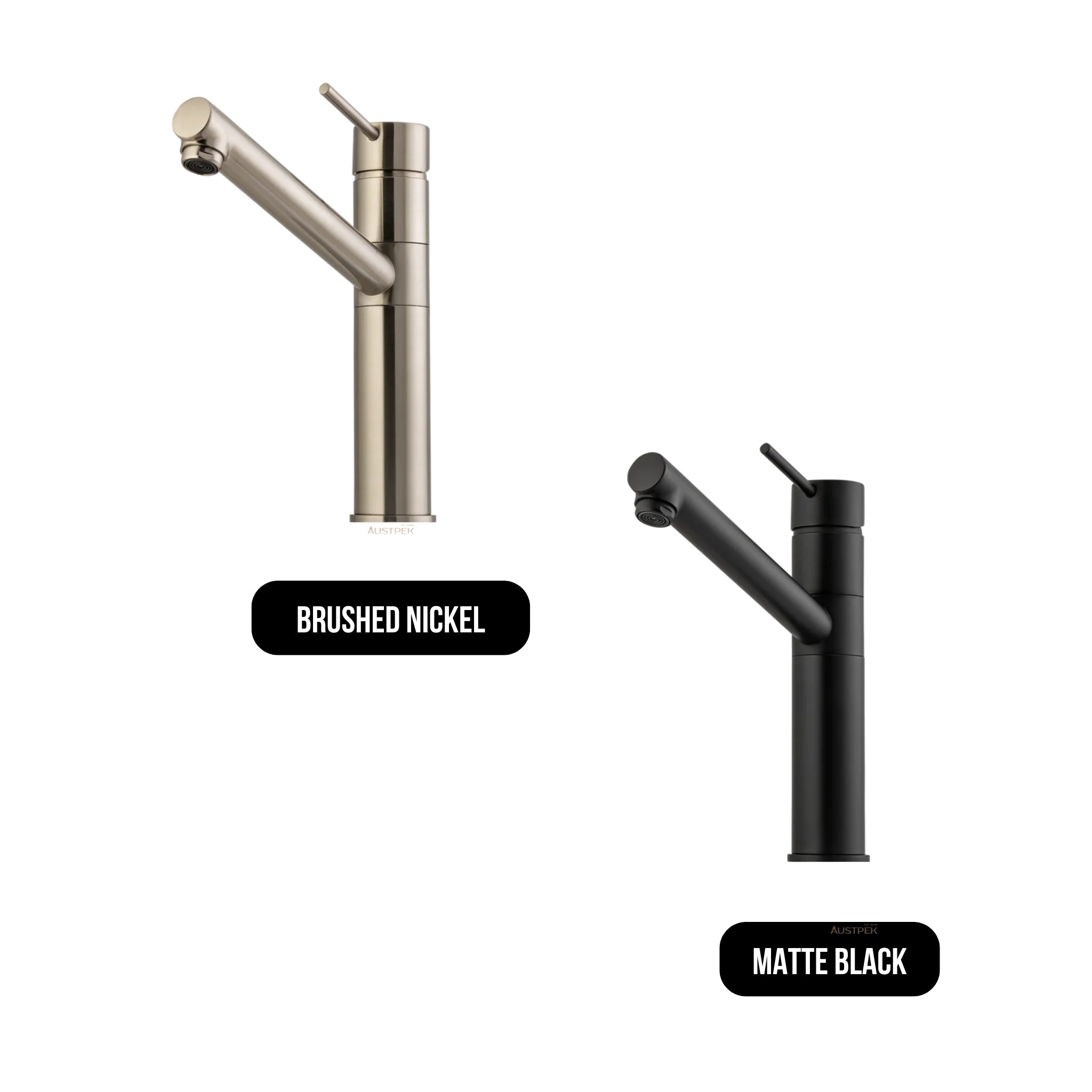 OLIVERI VENICE LEAD FREE SWIVEL KITCHEN MIXER 273MM BRUSHED NICKEL