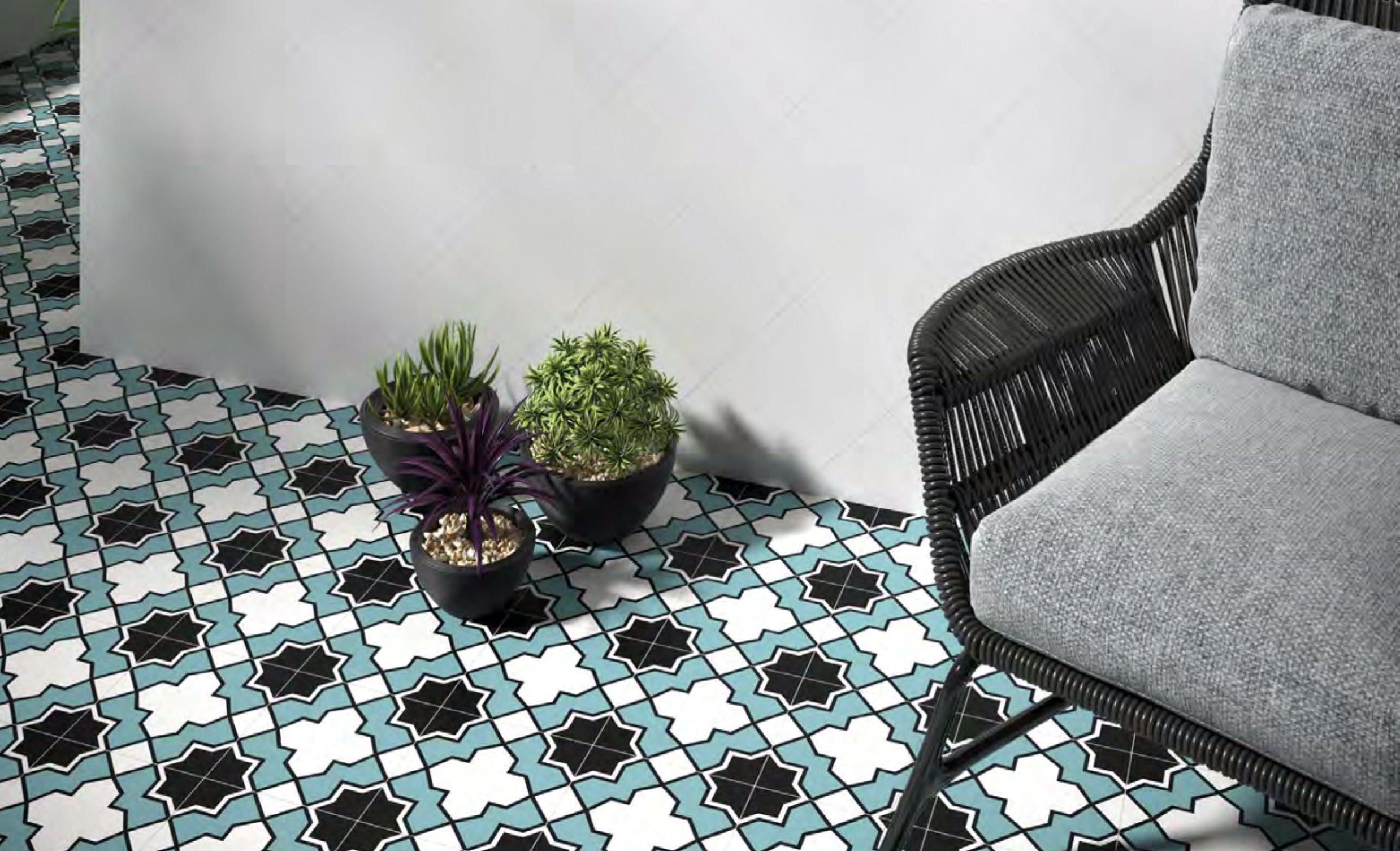 DUNE CERAMICA DORIA MILOS MATTE 200X200MM SQUARE TILE (PER BOX)