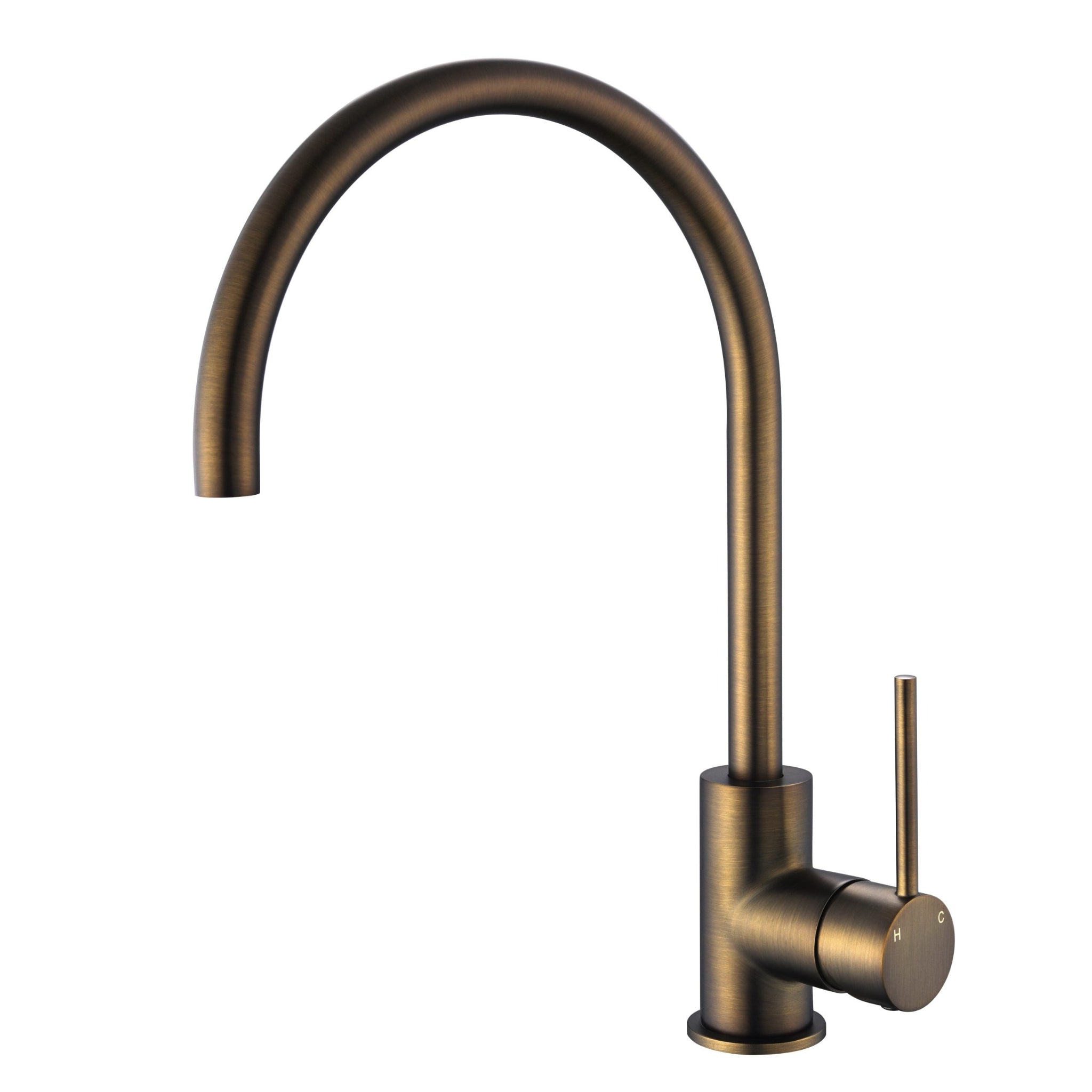 MODERN NATIONAL STAR MINI KITCHEN MIXER 340MM ANTIQUE BRASS