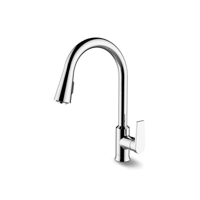 KOHLER TAUT PULL OUT SPRAY KITCHEN SINK MIXER 389MM POLISHED CHROME