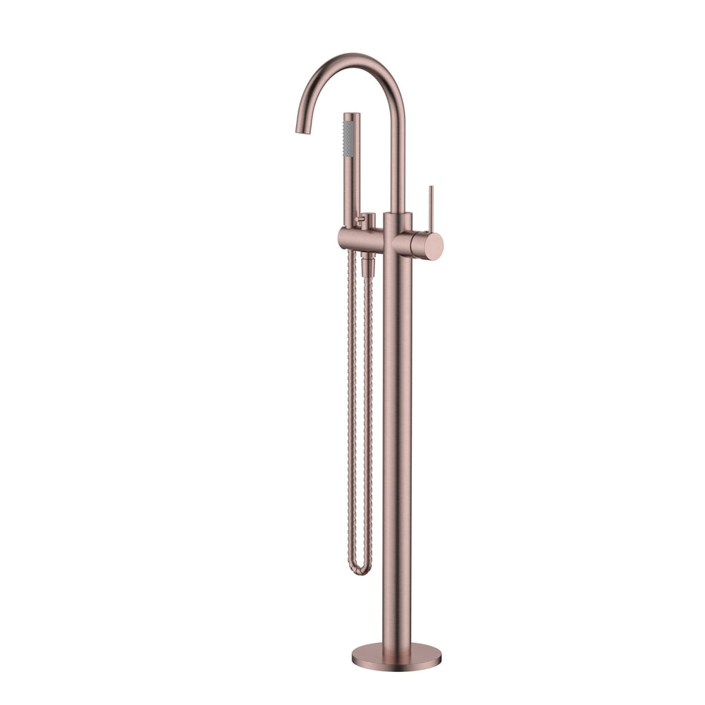 MODERN NATIONAL STAR MINI FREESTANDING BATH MIXER WITH HAND SHOWER 1010MM DUSK