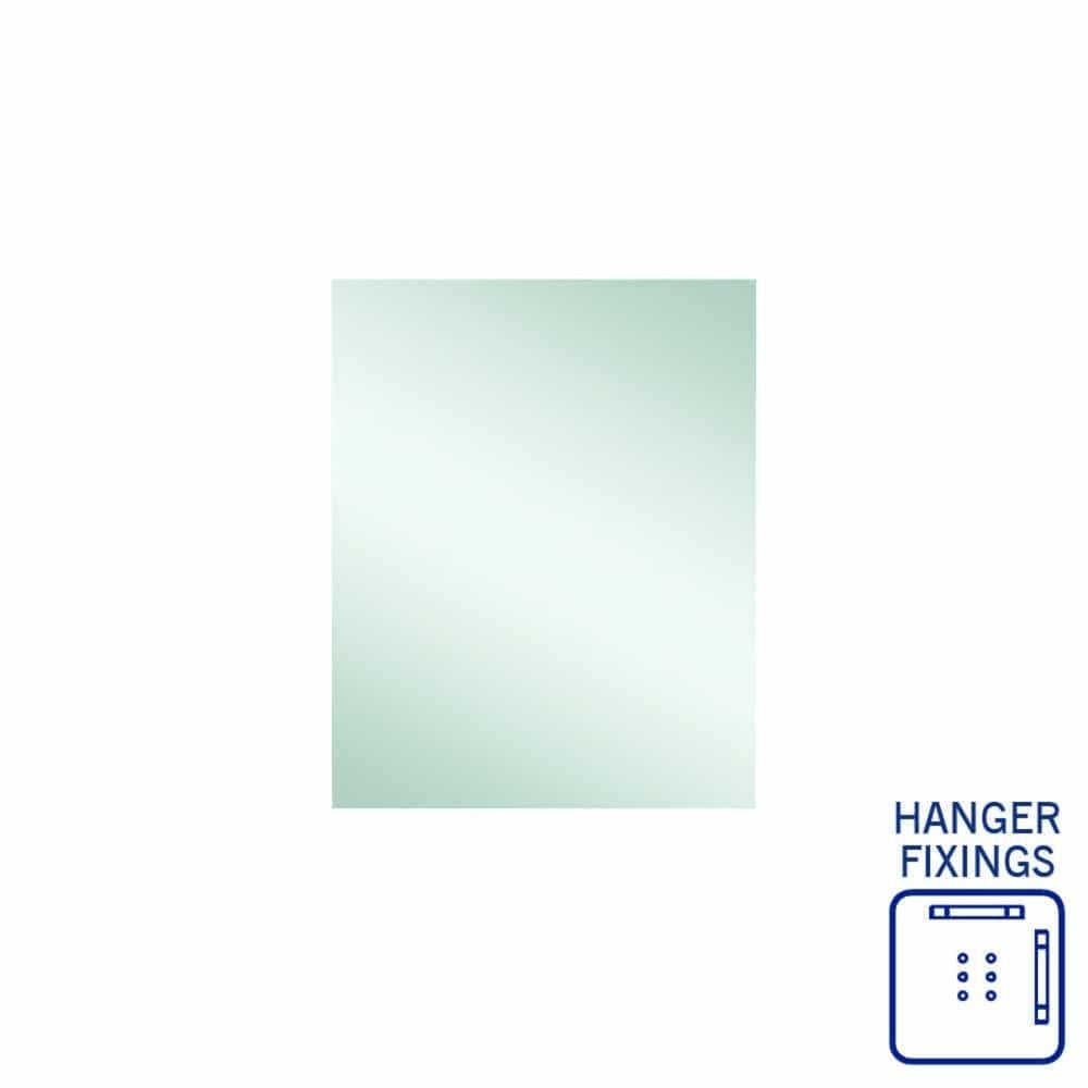 THERMOGROUP ABLAZE RECTANGLE POLISHED EDGE MIRROR 600X750MM