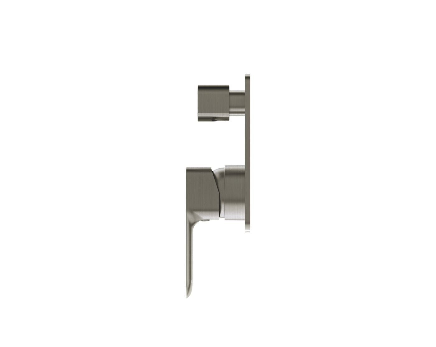 OSKAR SHOWER WALL MIXER WITH DIVERTER BRUSHED NICKEL