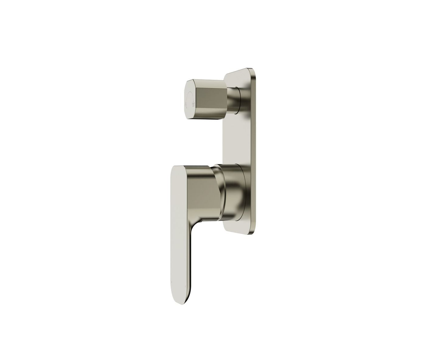 OSKAR SHOWER WALL MIXER WITH DIVERTER BRUSHED NICKEL