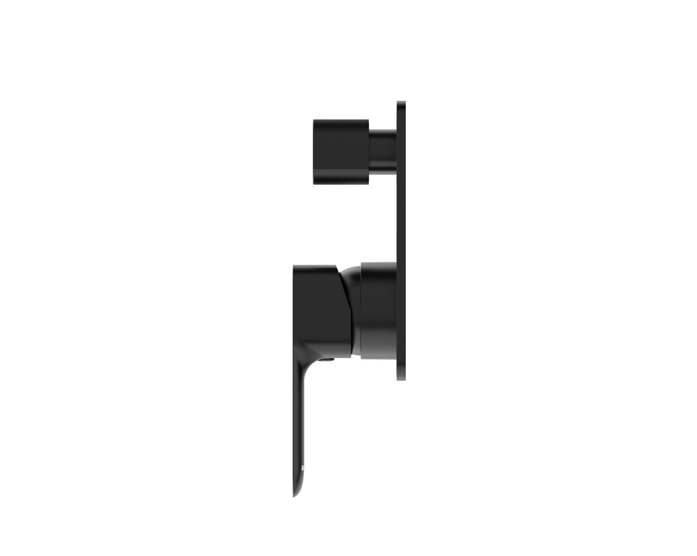 OSKAR SHOWER WALL MIXER WITH DIVERTER MATTE BLACK