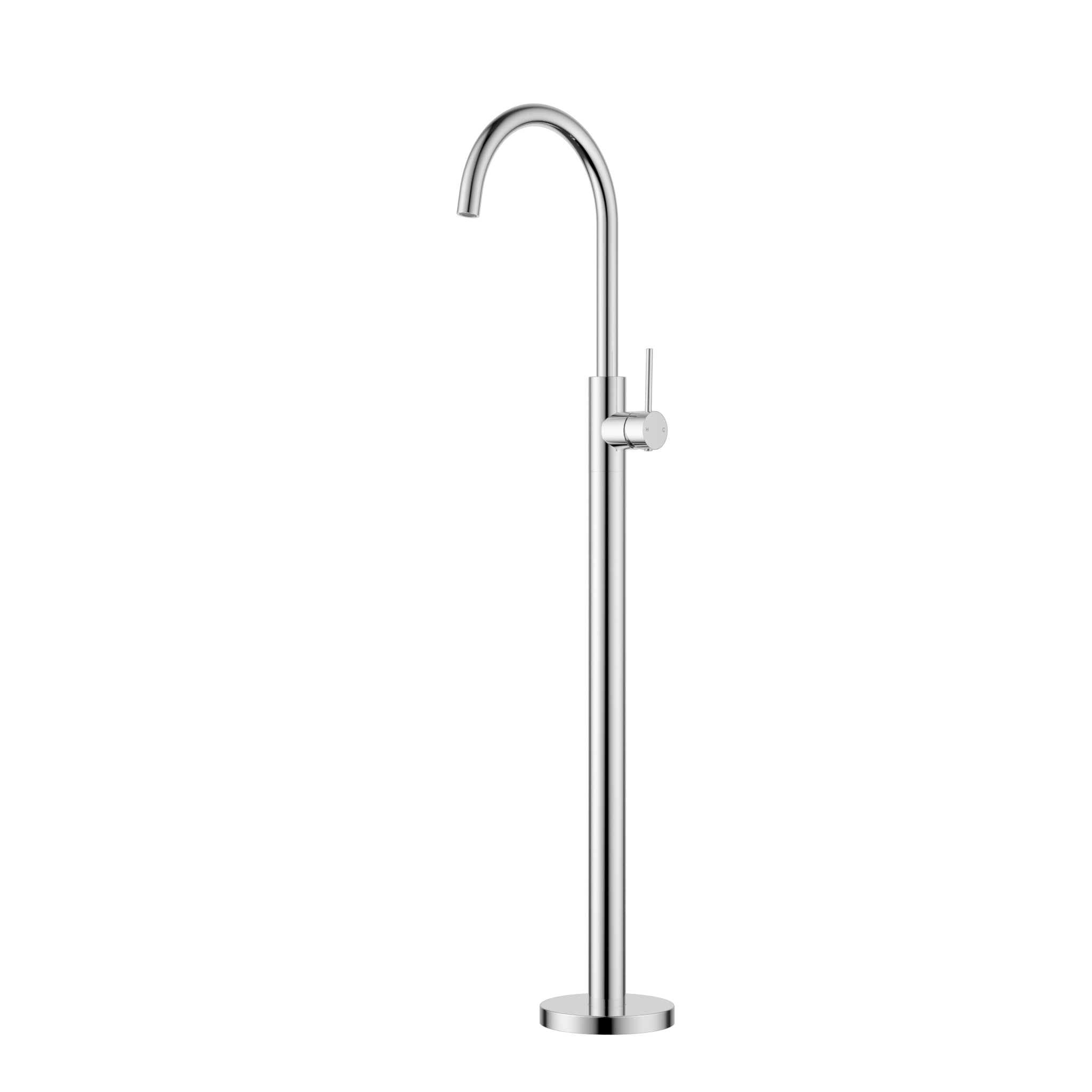 IKON OTUS SLIMLINE FREESTANDING BATH MIXER 1059MM CHROME