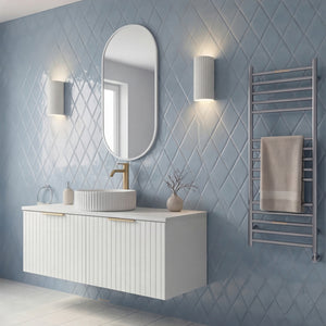 FIENZA BAYVIEW ULTRA WHITE MATTE 1200MM SINGLE BOWL WALL HUNG VANITY