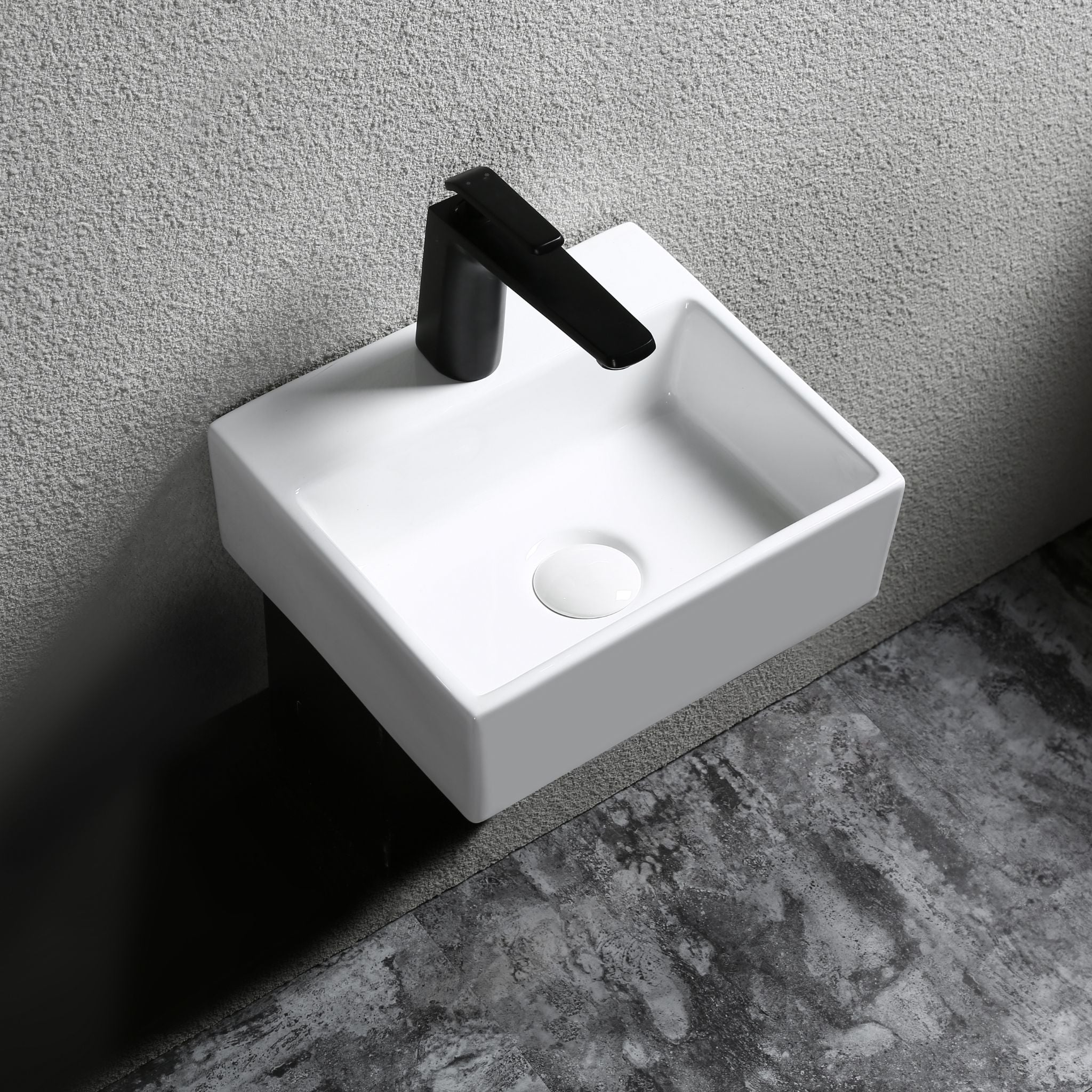 INFINITY ABOVE COUNTER CERAMIC BASIN MATTE WHITE 335MM