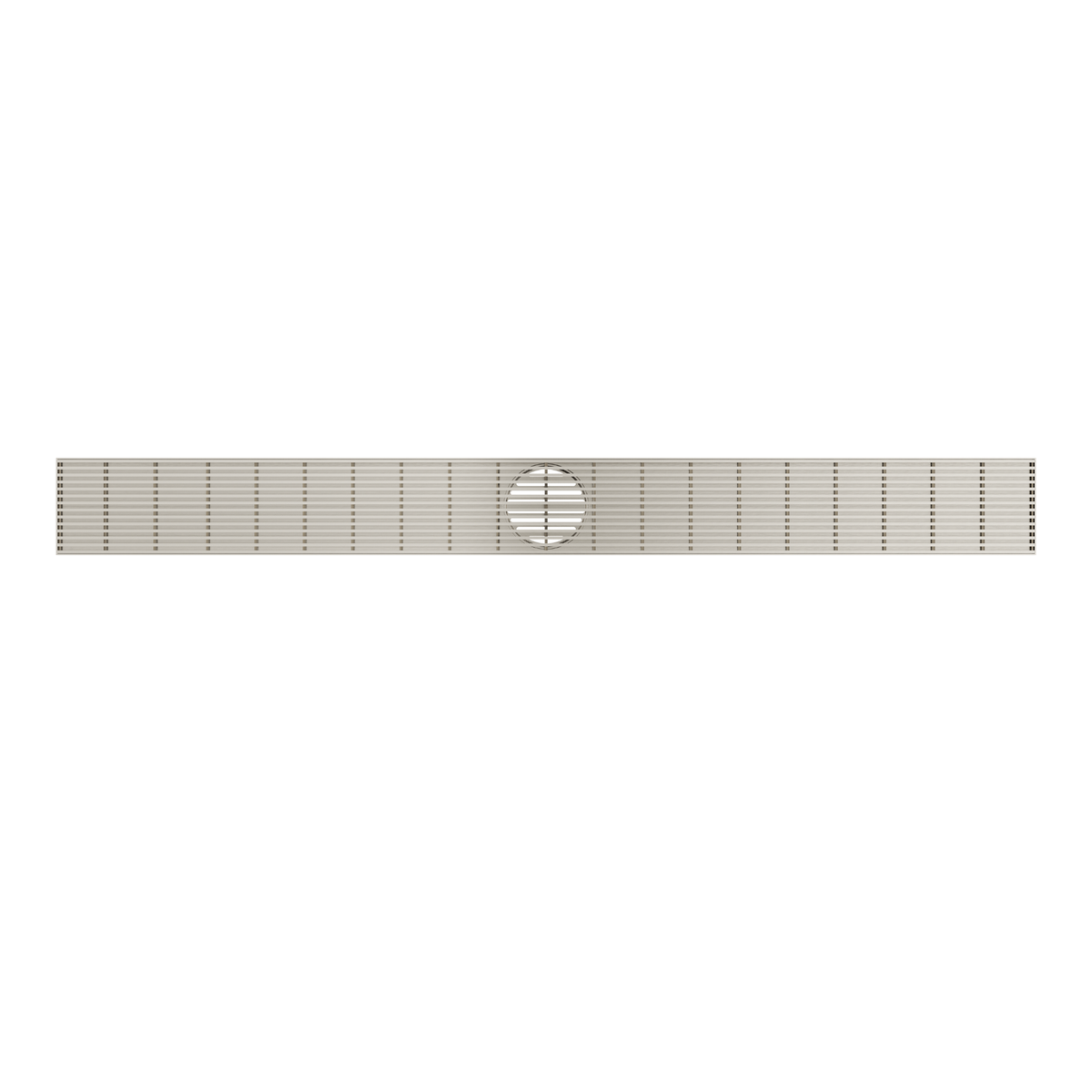 LINSOL EZYFLOW HEELGUARD DN89 LINEAR WASTE 1000MM BRUSHED NICKEL