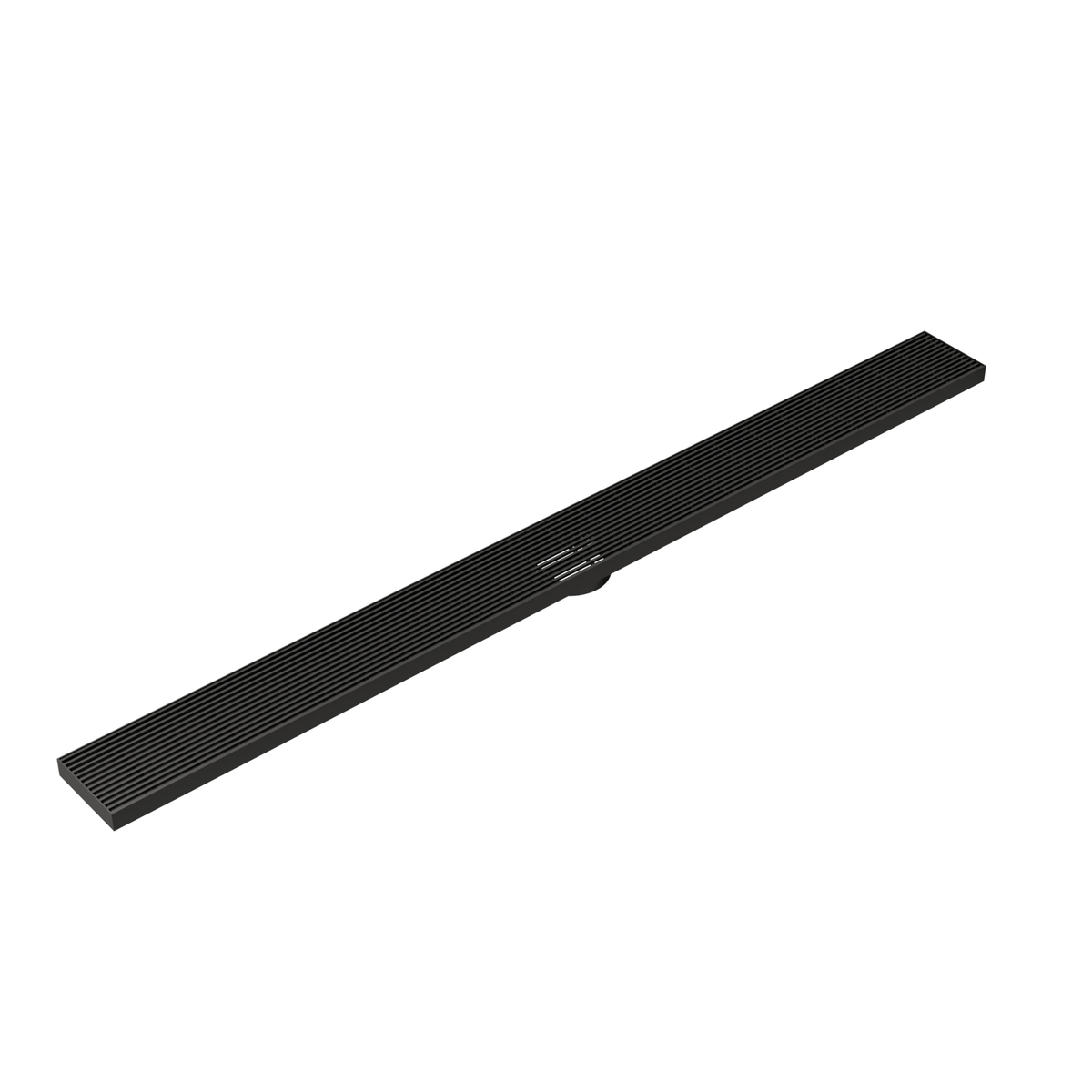 LINSOL EZYFLOW HEELGUARD DN64 LINEAR WASTE 1200MM MATTE BLACK