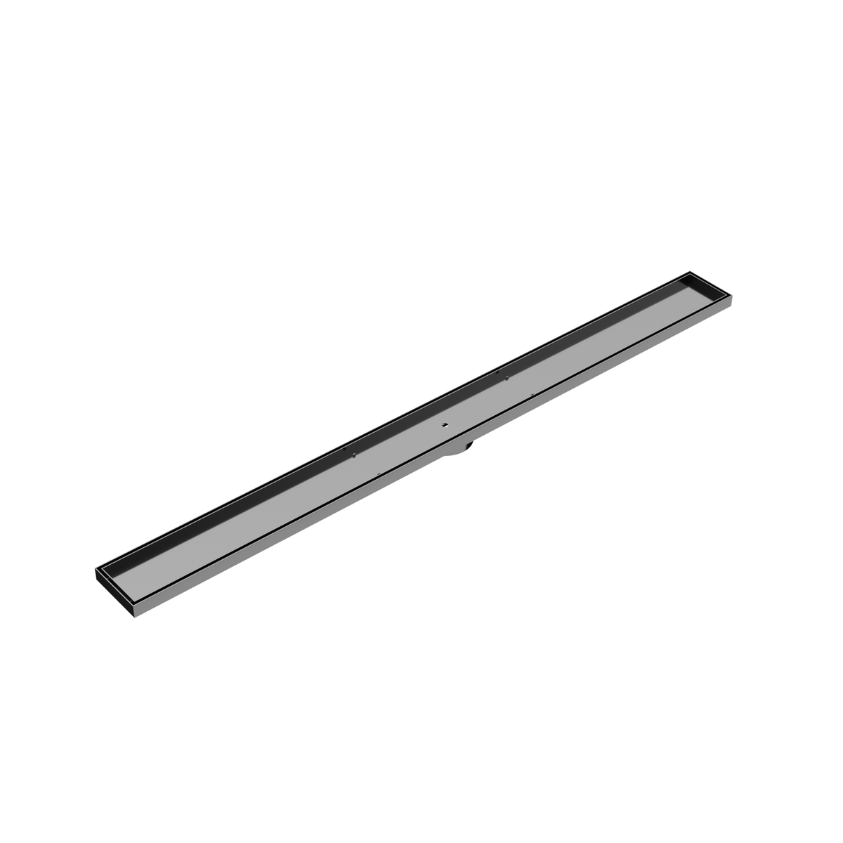 LINSOL EZYFLOW TILE INSERT DN64 LINEAR WASTE 1200MM GUN METAL