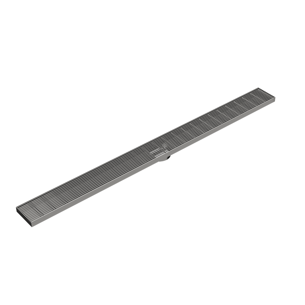 LINSOL EZYFLOW DN89 HEELGUARD LINEAR WASTE 1500MM GUN METAL