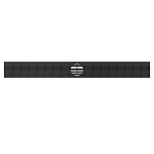 LINSOL EZYFLOW HEELGUARD DN89 LINEAR WASTE 1000MM MATTE BLACK