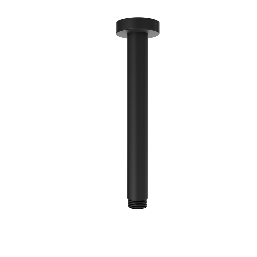 LINSOL CORSICA ROUND CEILING ARM 200MM MATTE BLACK