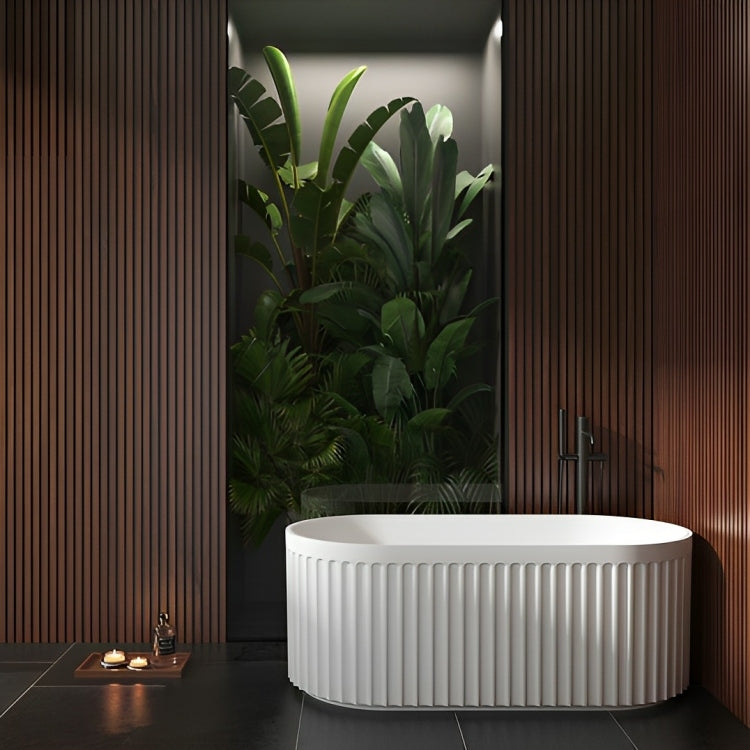ARROW FREESTANDING BATHTUB MATTE WHITE (AVAILABLE IN 1500MM AND 1700MM)