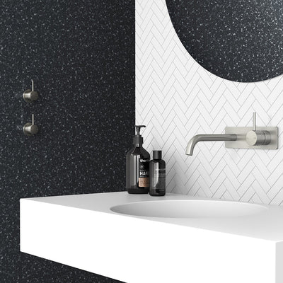 PHOENIX VIVID SLIMLINE UP LEAD FREE SHOWER / WALL MIXER BRUSHED NICKEL